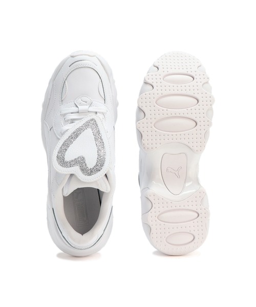 PUMA(プーマ)の「PUMA プーマ ウィメンズ パルサー ウェッジ バッジ スニーカー(スニーカー・レディース・ホワイト・22.0cm/22.5cm/24.5cm/25.0cm/25.5cm/23.0cm/23.5cm/24.0cm)」の4枚目の写真