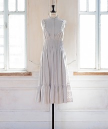 Paisley Cotton Lace Long Dress