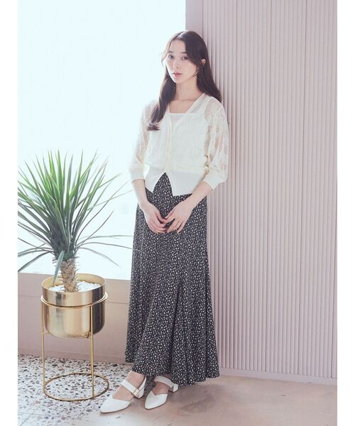 セール】花柄シアーカーディガン（カーディガン/ボレロ）｜earth