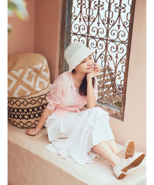 セール】花柄シアーカーディガン（カーディガン/ボレロ）｜earth