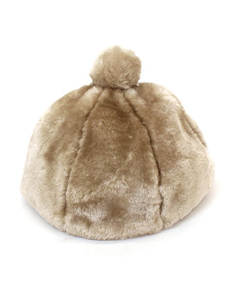 Omekashi（オメカシ）の「【Omekashi】Babyファーベレー帽（ハンチング/ベレー帽・レディース・アイボリー/ブラック/モカ/ベージュ・FREE）」の3枚目の写真