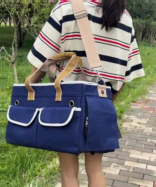 NOLITA LABORATORY(ノリータラボラトリー)の「【 NOLITA / ノリータ 】ペット キャリーバッグ 犬 猫 ショルダーバッグ キャリーケース(ペット用キャリーケース・レディース・オフホワイト/ブラック/ネイビー/ベージュ・FREE)」の12枚目の写真