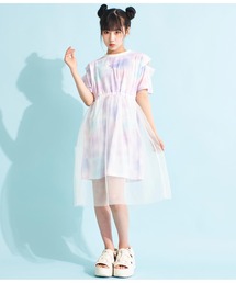 ANAP GｉRL | チュール重ねタイダイ柄ワンピース(ワンピース)