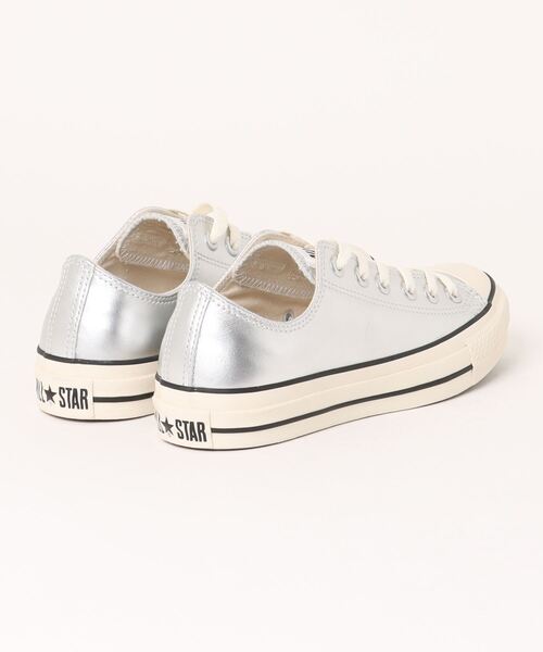 DouDou(ドゥドゥ)の「【CONVERSE】レザーオールスター?OX(スニーカー・レディース・シルバー・24cm/24.5cm/23.5cm)」の2枚目の写真
