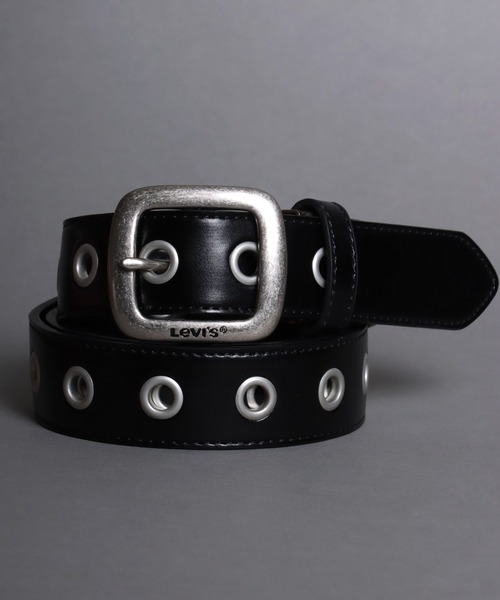 Levi's（リーバイス）の「【Levi's】スクエアバックル 35mm シングルピン ハトメ アイレット ベルト（ベルト・メンズ・ホワイト/ブラック/ダークブラウン/レッド・FREE）」の3枚目の写真