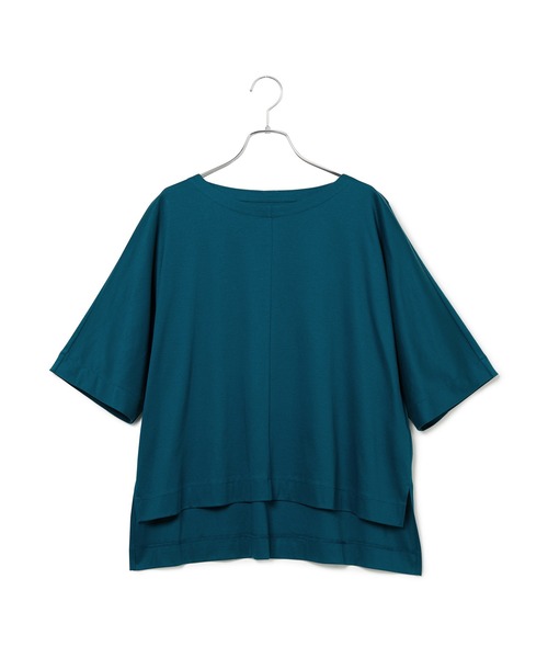 ROPE'（ロペ）の「汗染み防止スムース半袖カットソー（Tシャツ/カットソー・レディース・モスグリーン/ブラック/ベージュ・FREE）」の8枚目の写真