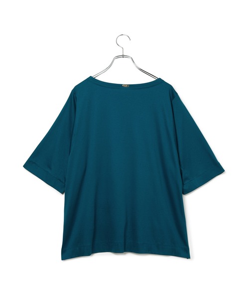 ROPE'（ロペ）の「汗染み防止スムース半袖カットソー（Tシャツ/カットソー・レディース・モスグリーン/ブラック/ベージュ・FREE）」の9枚目の写真
