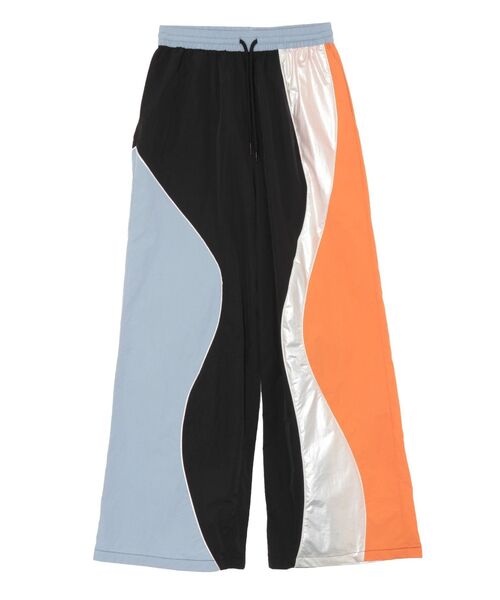 EVRIS（エヴリス）の「カラーブロッキングトラックパンツ（その他パンツ・レディース・ブラック/ネイビー・FREE）」の13枚目の写真