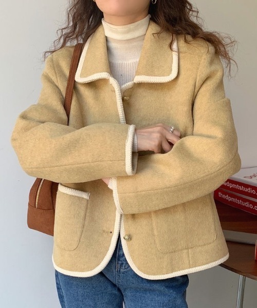 LAC-VERT（ラック・ヴェール）の「ステンカラーコート（ステンカラーコート・レディース・マスタード・FREE）」の5枚目の写真