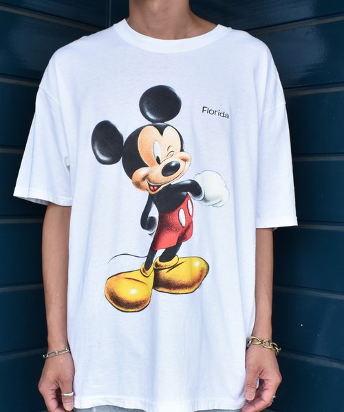 DISNEY VINTAGE（ディズニーヴィンテージ）の「【ヴィンテージ古着】90's Disney / ディズニー ミッキー Tシャツ ハイチ製（Tシャツ/カットソー・メンズ・ホワイト・X-LARGE）」の2枚目の写真