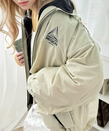 Java | 《Javaジャバコラボ》こだわり配色でスポーツMIXコーデが叶う。胸刺繍×襟配色ブルゾン(ブルゾン)