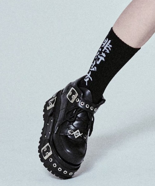 REFLEM（レフレム）の「『REFLEM/レフレム』プラットフォームシューズ（スニーカー・レディース・ブラック・24/23/27/26）」の6枚目の写真