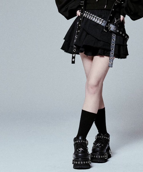 REFLEM（レフレム）の「『REFLEM/レフレム』プラットフォームシューズ（スニーカー・レディース・ブラック・24/23/27/26）」の8枚目の写真