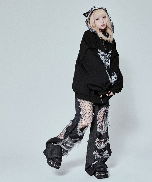 REFLEM（レフレム）の「『REFLEM/レフレム』プラットフォームシューズ（スニーカー・レディース・ブラック・24/23/27/26）」の15枚目の写真