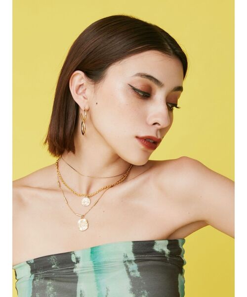 EVRIS（エヴリス）の「DEFORMATION CURVEピアス（ピアス（両耳用）・レディース・ゴールド/シルバー・FREE）」の12枚目の写真