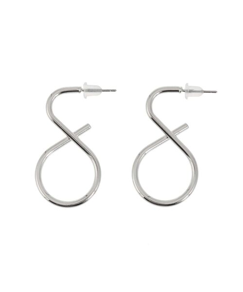 EVRIS（エヴリス）の「DEFORMATION CURVEピアス（ピアス（両耳用）・レディース・ゴールド/シルバー・FREE）」の10枚目の写真