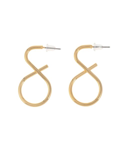 EVRIS（エヴリス）の「DEFORMATION CURVEピアス（ピアス（両耳用）・レディース・ゴールド/シルバー・FREE）」の11枚目の写真