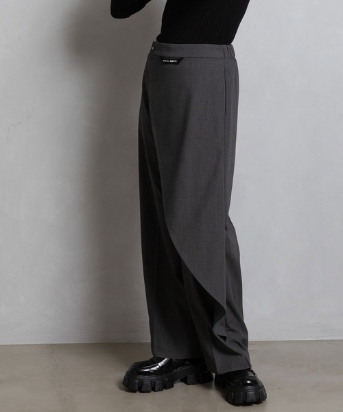 MARECHAL TERRE（マルシャルテル）の「アシンメトリーパンツ（その他パンツ・レディース・グレイッシュベージュ/ブラック/チャコールグレー/キャメル・MEDIUM）」の3枚目の写真