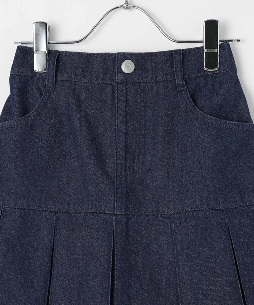 GLOBAL WORK（グローバルワーク）の「CHEER ONデニムミニスカート/115805（デニムスカート・キッズ・ブラック/ライトブルー/ダークブルー・120cm/130cm/140cm/150cm/160cm）」の4枚目の写真