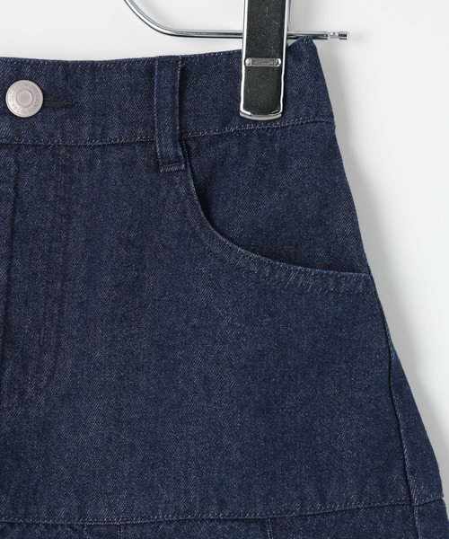 GLOBAL WORK（グローバルワーク）の「CHEER ONデニムミニスカート/115805（デニムスカート・キッズ・ブラック/ライトブルー/ダークブルー・120cm/130cm/140cm/150cm/160cm）」の5枚目の写真