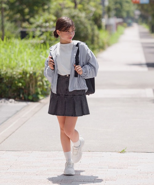 GLOBAL WORK（グローバルワーク）の「CHEER ONデニムミニ