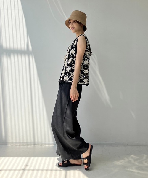 AS KNOW AS plus（アズノゥアズプラス）の「◎アソート かぎ針編み クロシェベスト【ZOZOTOWN限定アイテム】（ベスト・レディース・ブラック/ベージュ/ブラック系/ベージュ系/ブラック系1/ベージュ系2/グリーン系2/アイボリー系2・FREE）」の16枚目の写真