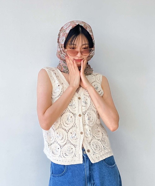 ◎アソート かぎ針編み クロシェベスト【ZOZOTOWN限定アイテム