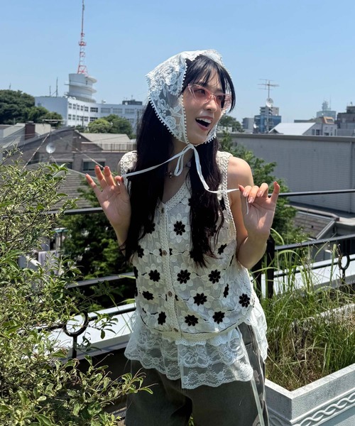 セール】◎アソート かぎ針編み クロシェベスト【ZOZOTOWN限定アイテム