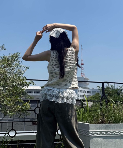 セール】◎アソート かぎ針編み クロシェベスト【ZOZOTOWN限定アイテム