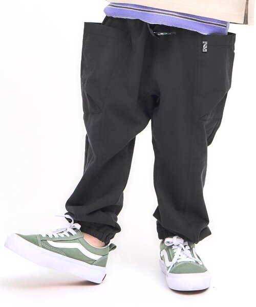 F.O.KIDS(エフオーキッズ)の「タフロングパンツ(無地)(その他パンツ・キッズ・ブラック/カーキ/グレー/ネイビー・80/90/95/100/110/120/130/140/150)」の1枚目の写真