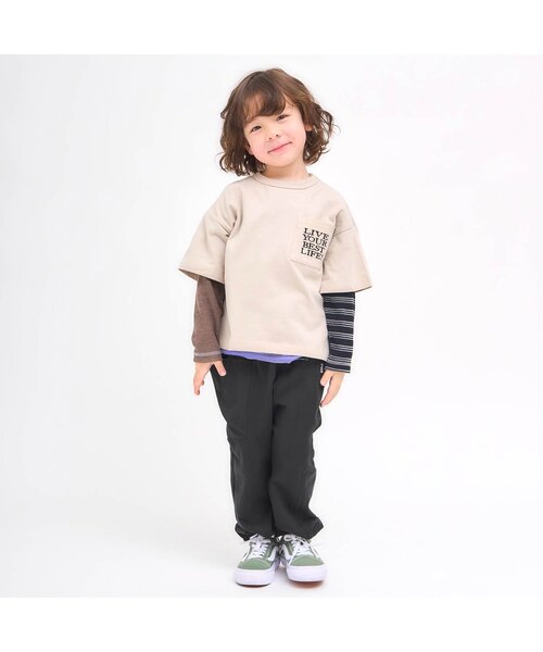 F.O.KIDS(エフオーキッズ)の「タフロングパンツ(無地)(その他パンツ・キッズ・ブラック/カーキ/グレー/ネイビー・80/90/95/100/110/120/130/140/150)」の17枚目の写真