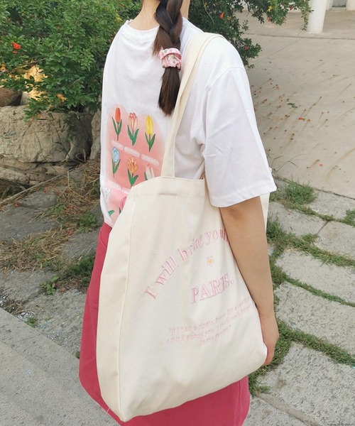 Liaa/ロゴ刺繍 トートバッグ A18380（トートバッグ）｜TONE SELECT