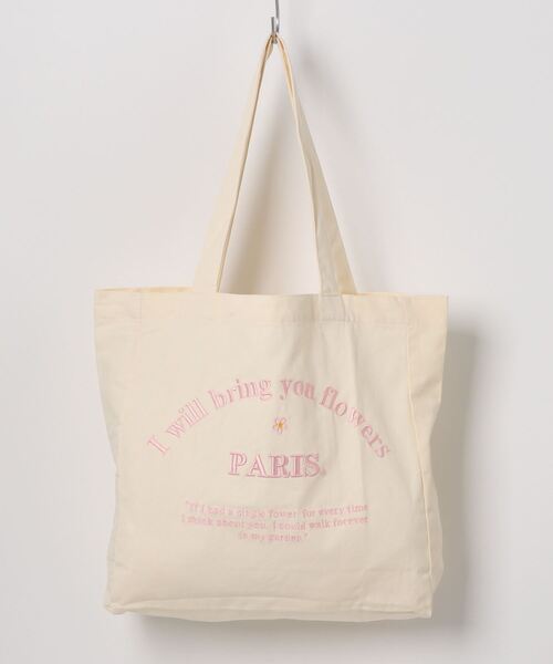 TONE SELECT GOODS(トーンセレクトグッズ)の「Liaa/ロゴ刺繍 トートバッグ A18380(トートバッグ・レディース・ホワイト/ピンク/ベージュ/パープル/ブルー・FREE)」の17枚目の写真