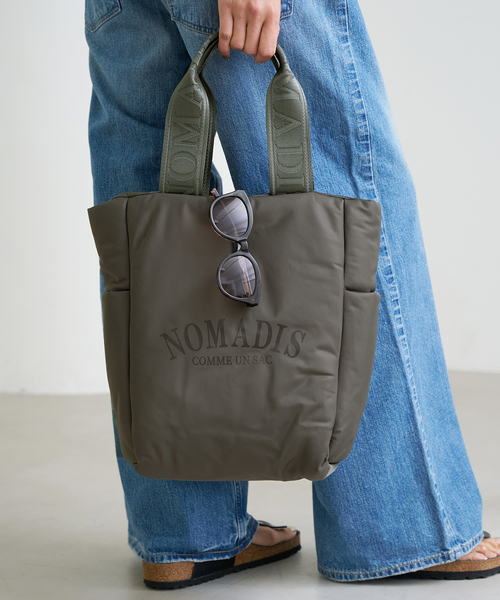 IENA（イエナ）の「《追加》NOMADIS/ノマディス 別注 SAC PADDED トートバッグ（トートバッグ・レディース・チャコールグレー/ブラック・FREE）」の16枚目の写真