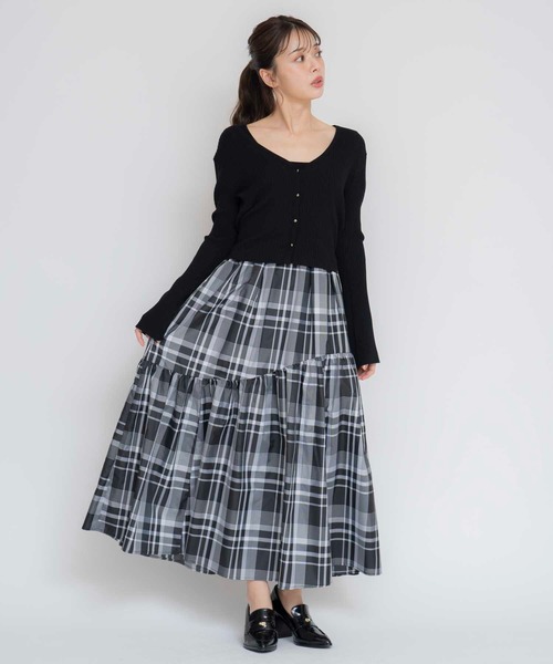 NOELA(ノエラ)の「フレアスリーブニットカーデ(カーディガン/ボレロ・レディース・ボルドー/サックスブルー/ブラック・フリー)」の9枚目の写真