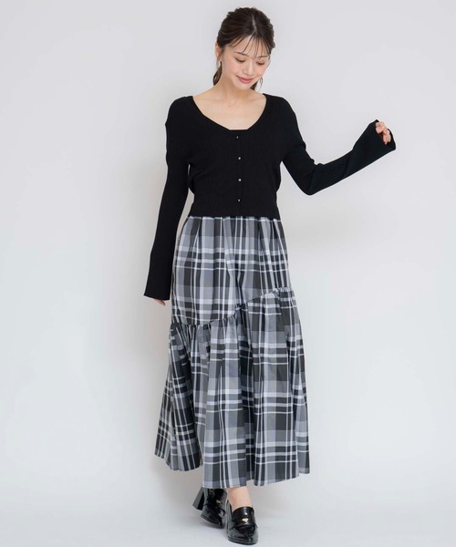 NOELA(ノエラ)の「フレアスリーブニットカーデ(カーディガン/ボレロ・レディース・ボルドー/サックスブルー/ブラック・フリー)」の10枚目の写真