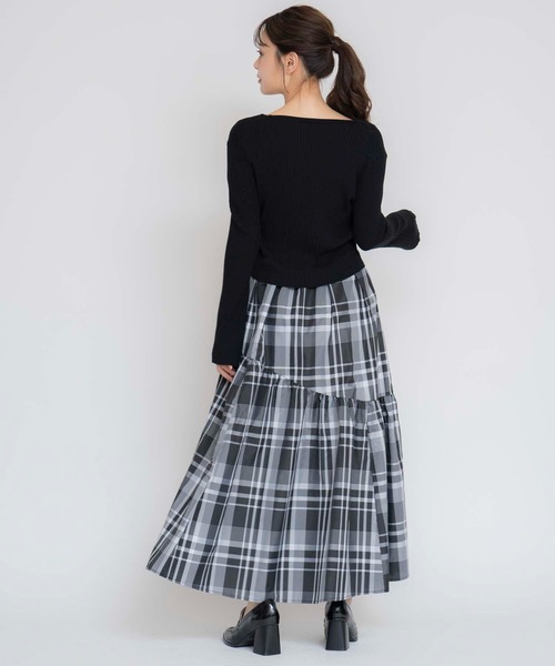 NOELA(ノエラ)の「フレアスリーブニットカーデ(カーディガン/ボレロ・レディース・ボルドー/サックスブルー/ブラック・フリー)」の14枚目の写真