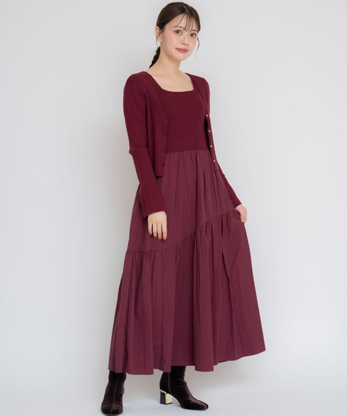 NOELA(ノエラ)の「フレアスリーブニットカーデ(カーディガン/ボレロ・レディース・ボルドー/サックスブルー/ブラック・フリー)」の19枚目の写真