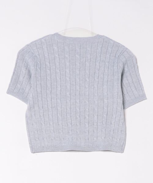 【SOEJU ソージュ】美品 半袖 ウール ニット プルオーバー 春夏 現行 ニット