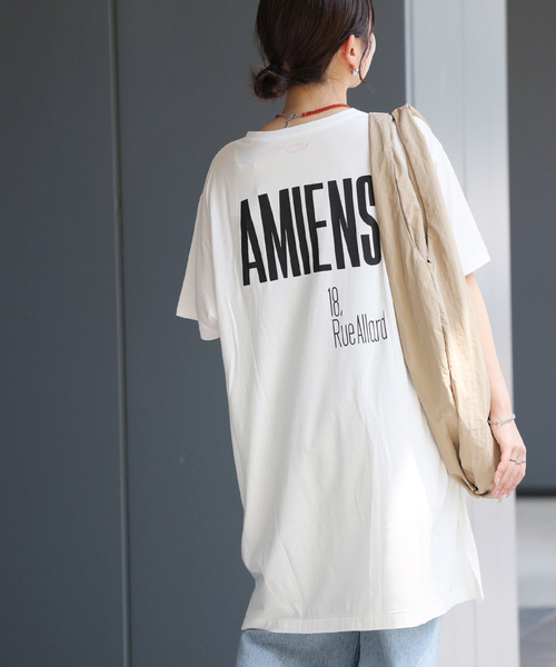 JOURNAL STANDARD relume（ジャーナルスタンダード　レリューム）の「《追加》【La Hutte / ラ・ユット】チュニック（Tシャツ/カットソー・レディース・チャコールグレー/ホワイト・FREE）」の2枚目の写真