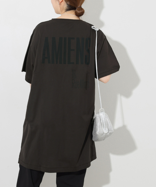 JOURNAL STANDARD relume（ジャーナルスタンダード　レリューム）の「《追加》【La Hutte / ラ・ユット】チュニック（Tシャツ/カットソー・レディース・チャコールグレー/ホワイト・FREE）」の11枚目の写真