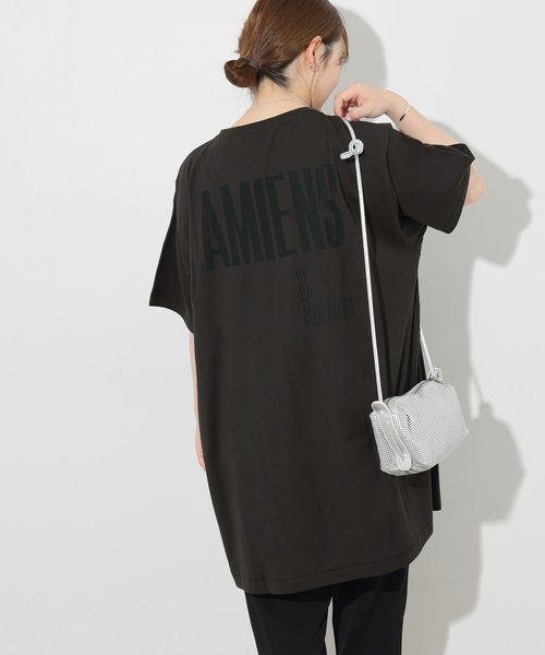 JOURNAL STANDARD relume（ジャーナルスタンダード　レリューム）の「《追加》【La Hutte / ラ・ユット】チュニック（Tシャツ/カットソー・レディース・チャコールグレー/ホワイト・FREE）」の12枚目の写真