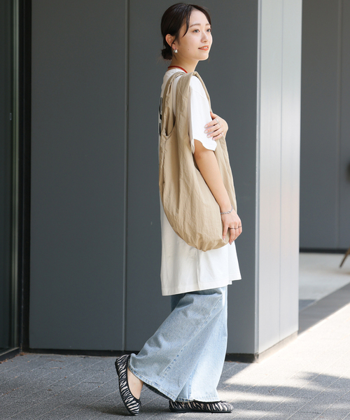 JOURNAL STANDARD relume（ジャーナルスタンダード　レリューム）の「《追加》【La Hutte / ラ・ユット】チュニック（Tシャツ/カットソー・レディース・チャコールグレー/ホワイト・FREE）」の15枚目の写真