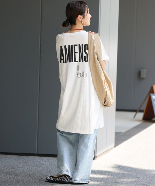 JOURNAL STANDARD relume（ジャーナルスタンダード　レリューム）の「《追加》【La Hutte / ラ・ユット】チュニック（Tシャツ/カットソー・レディース・チャコールグレー/ホワイト・FREE）」の17枚目の写真