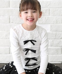 Rora | ボリー  フォーマルカジュアル 長袖Tシャツ(Tシャツ/カットソー)