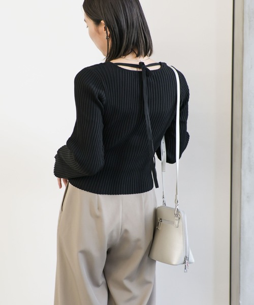 select MOCA(セレクトモカ)の「キャミ&カーディガンドッキング長袖トップス(ニット/セーター・レディース・オフホワイト/ブラック/ブルー・FREE)」の16枚目の写真