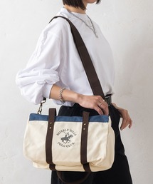 BEVERLY HILLS POLO CLUB | BEVERLY HILLS POLO CLUB ビバリーヒルズポロクラブ ブランド ロゴ ポニー プリント BHPC 2WAY ショルダーベルト取り外し可能 ショルダーバッグ トートバッグ 約10L(ショルダーバッグ)