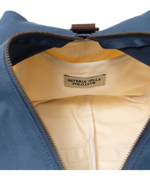 BEVERLY HILLS POLO CLUB（ビバリーヒルズポロクラブ）の「BEVERLY HILLS POLO CLUB ビバリーヒルズポロクラブ ブランド ロゴ ポニー プリント BHPC 2WAY ショルダーベルト取り外し可能 ショルダーバッグ トートバッグ 約10L（ショルダーバッグ・レディース・ネイビー/オフホワイト/カーキ・FREE）」の7枚目の写真