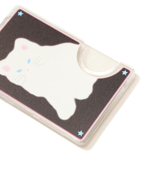 L.H.P（エルエイチピー）の「nib.earth/ニブアース/MAGSAFE ACRYLIC CARD POCKET（その他小物・レディース・ホワイト/ブラック・F）」の4枚目の写真
