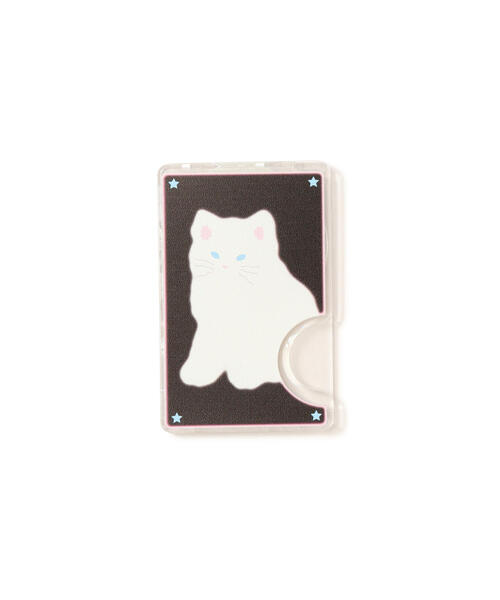 L.H.P（エルエイチピー）の「nib.earth/ニブアース/MAGSAFE ACRYLIC CARD POCKET（その他小物・レディース・ホワイト/ブラック・F）」の2枚目の写真